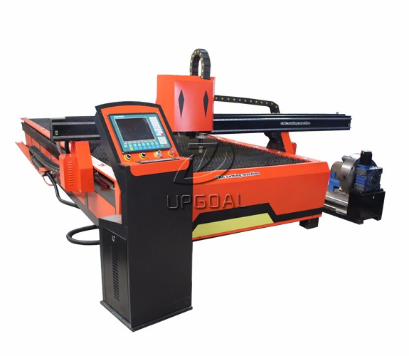Large 2000*6000mm CNC Plasma Drilling Cutting Pipe Cutting Machine with